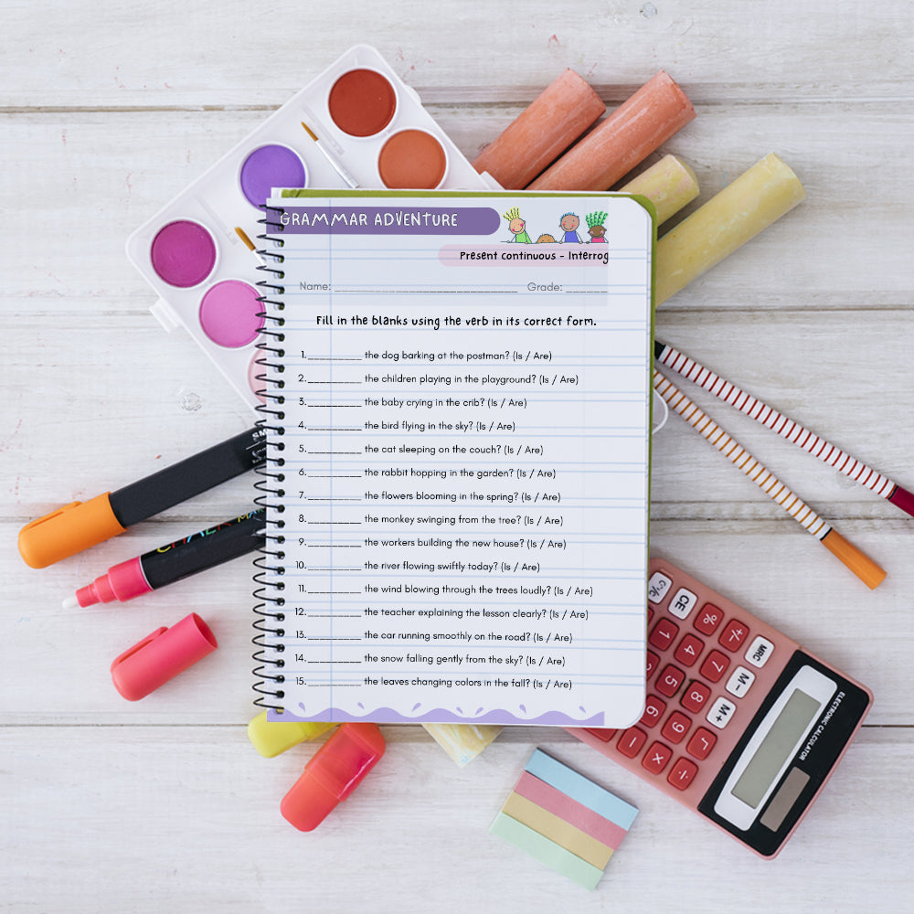 Kids Grammar Writing Worksheet