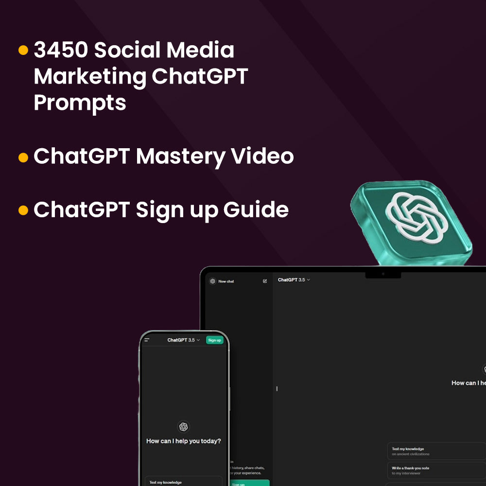 3450 Social Media Marketing ChatGPT Prompts