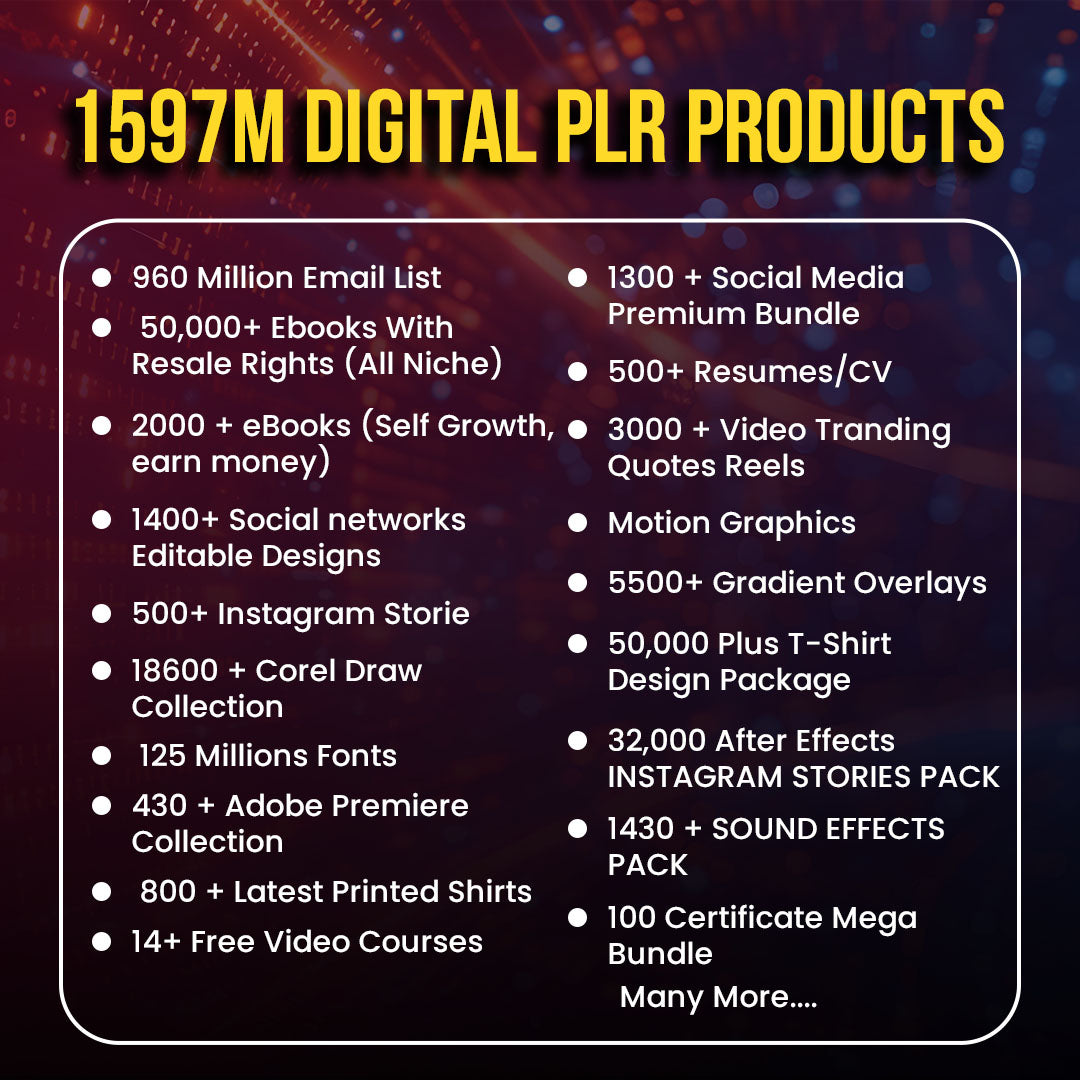Premium Mega Digital Bundle
