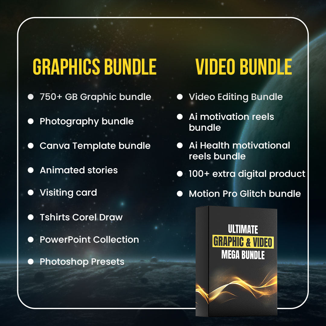 Ultimate Graphic & Video Mega Bundle