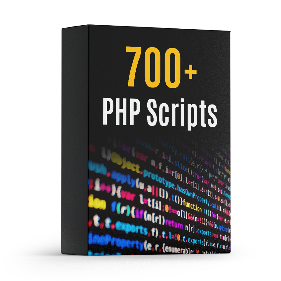 700+ PHP Scripts: Web Development Bundle