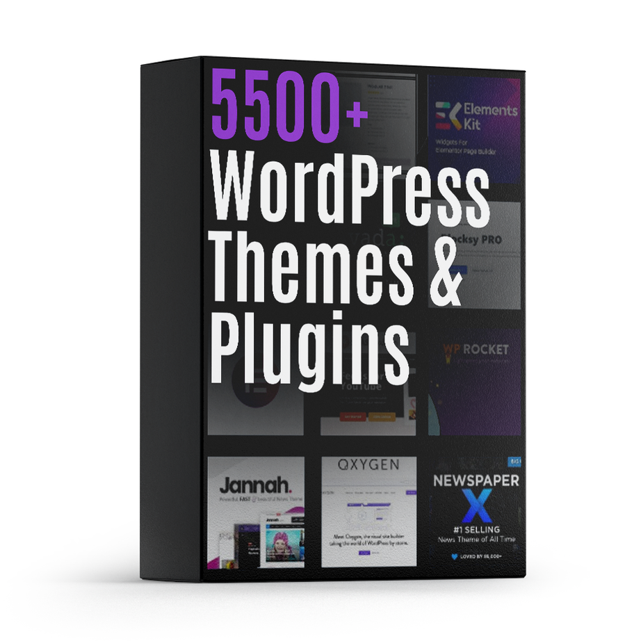 5500+ WordPress Themes & Plugins