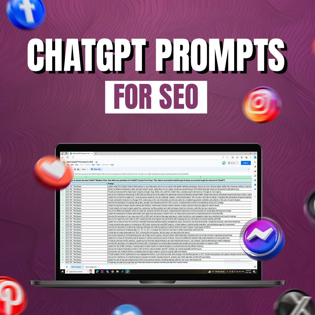 3599+ ChatGPT Pro Prompts(SEO)