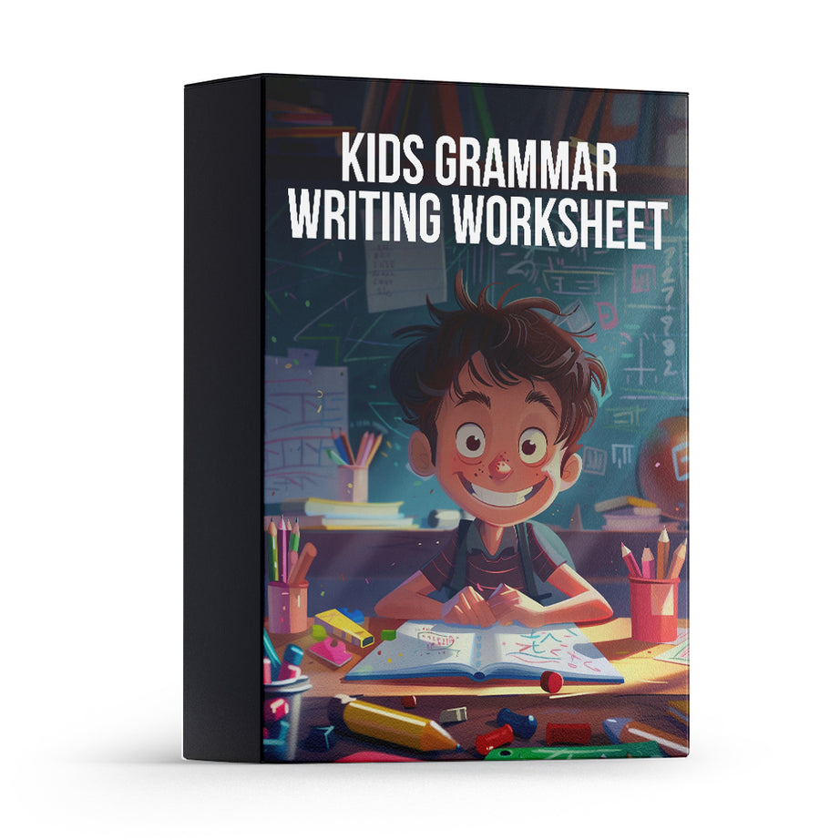 Kids Grammar Writing Worksheet