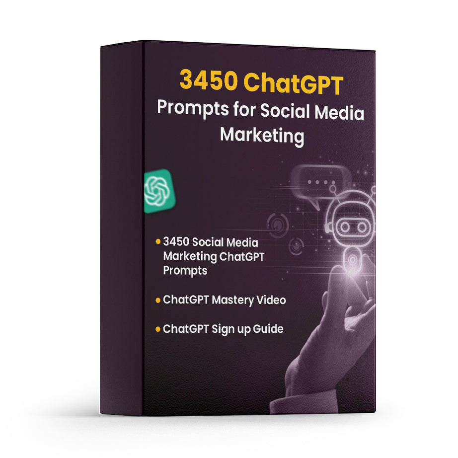 3450 Social Media Marketing ChatGPT Prompts