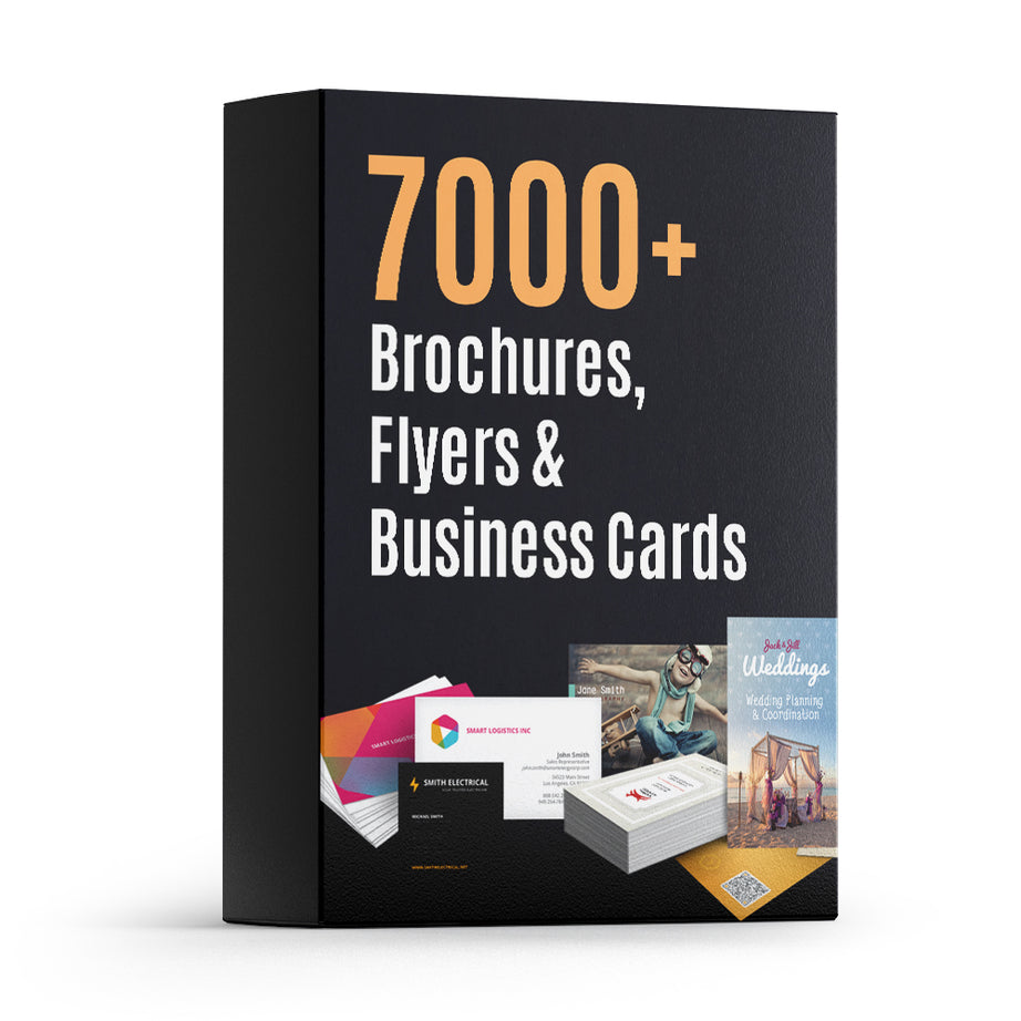 7000+ Brochures, Flyers & Business Cards