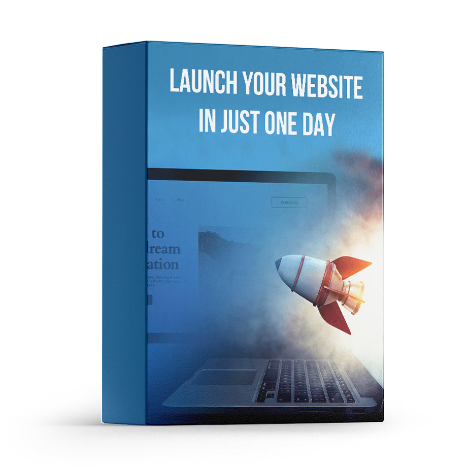 LAUNCHYOURWEBSITEINJUSTONEDAY