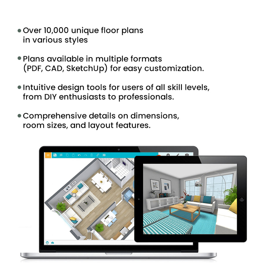 10000 + Editable House Floor Palns Bundle With Bonsues