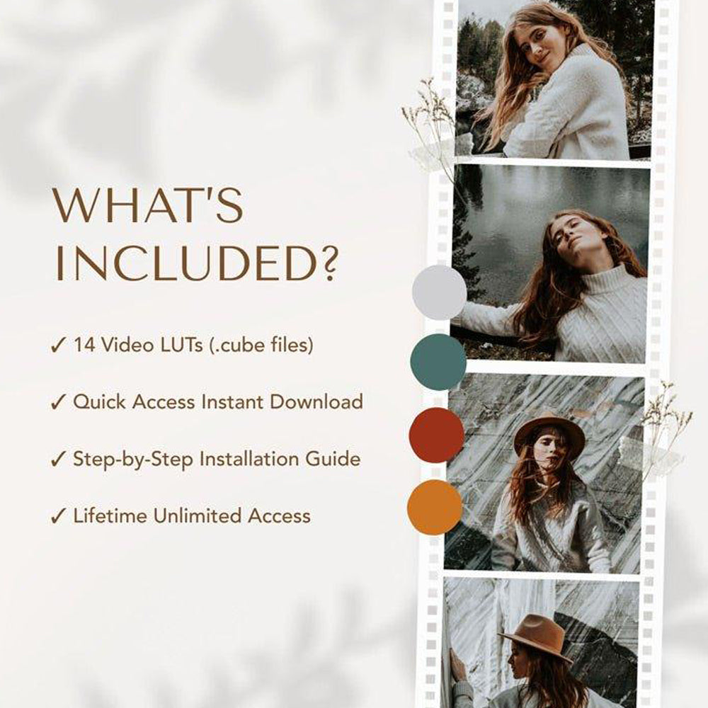 Earth Tones Video LUTs, Final Cut Pro