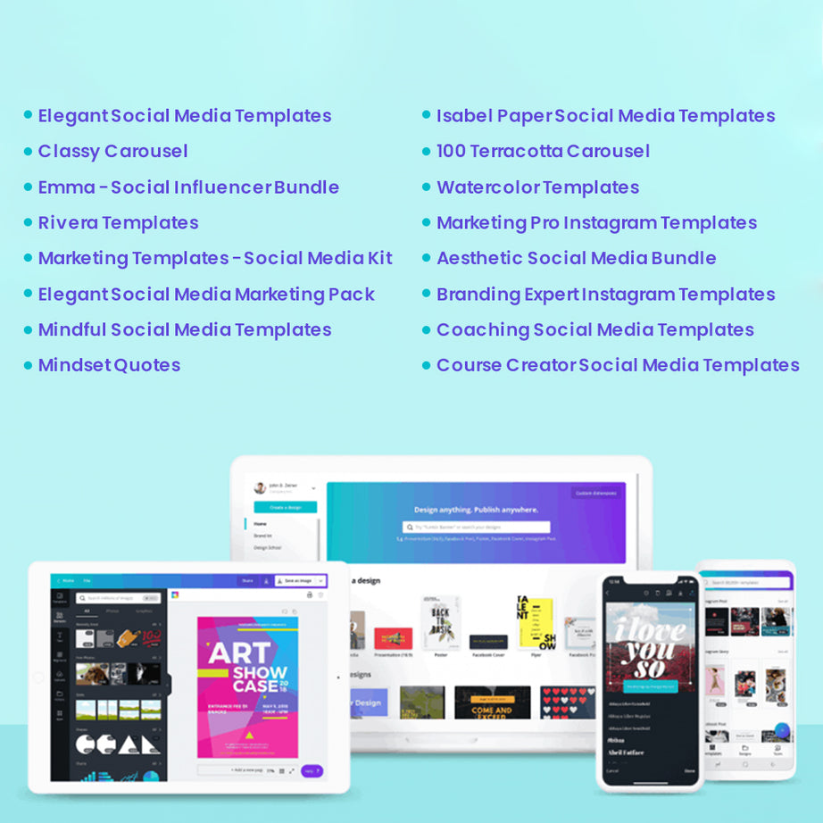1400+ Ultimate Social Media Bundle for CANVA
