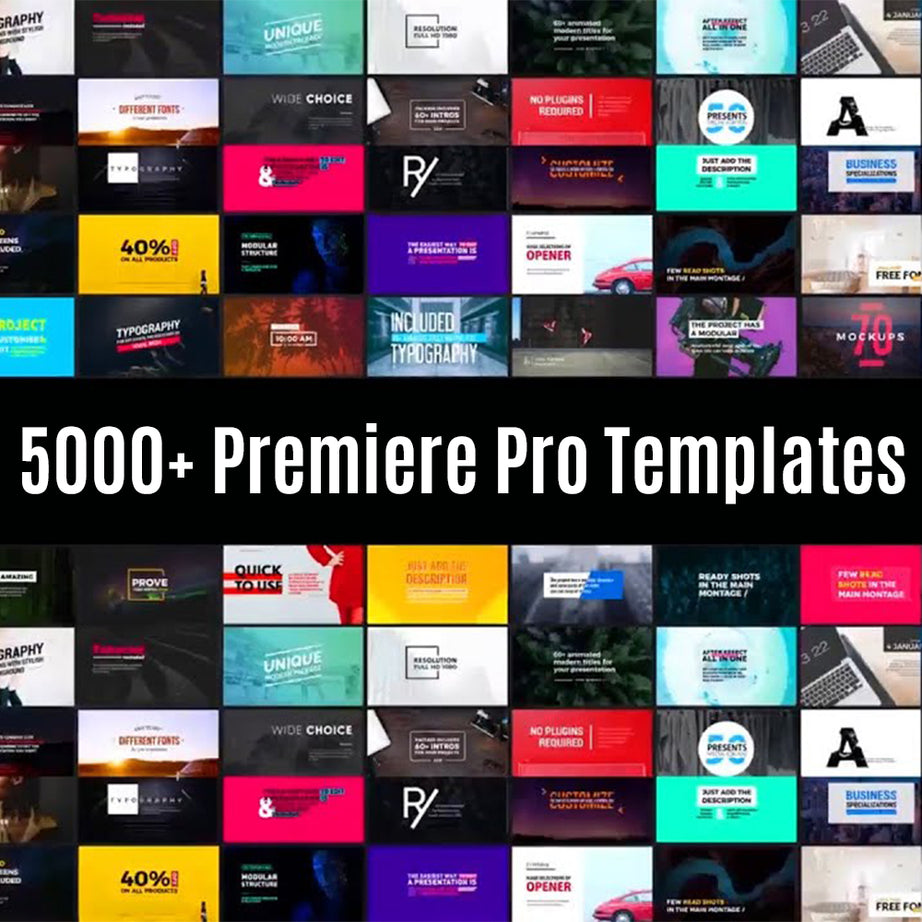 5000+ Adobe Premiere Pro Templates