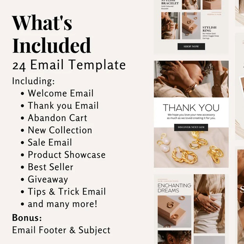 Editable Email Templates