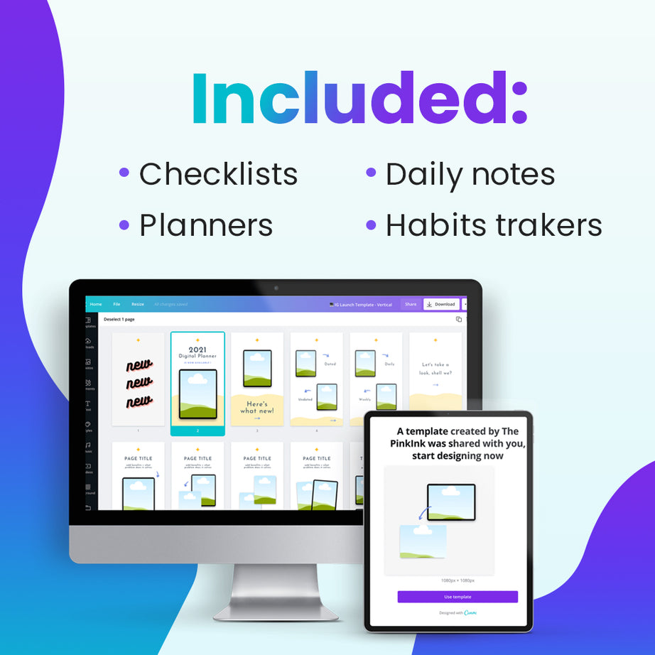 Canva Best Daily Planner Files